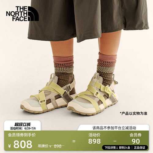 北面男女轻便抓地凉鞋