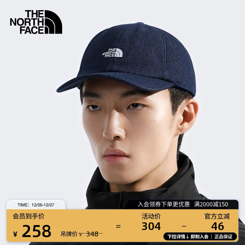 北面男女同款遮阳鸭舌帽棒球帽运动户外新款TheNorthFace
