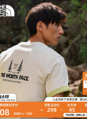 北面短袖T恤男女纯棉运动上衣户外穿搭透气新款TheNorthFace|8GVD