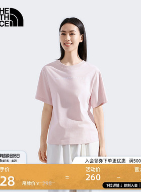 北面女休闲时尚纯棉短袖T恤运动户外新款TheNorthFace|8F0V