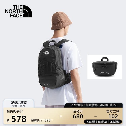 北面男女同款轻便双肩背包