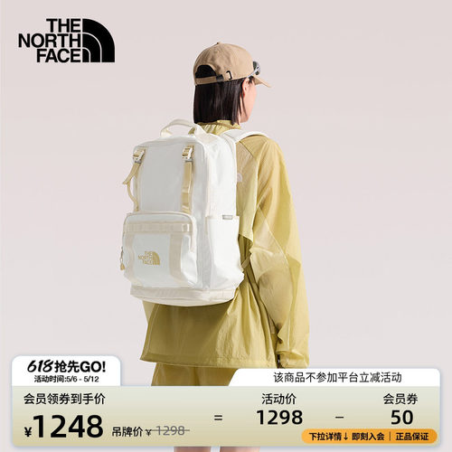 北面男女同款复古休闲双肩包