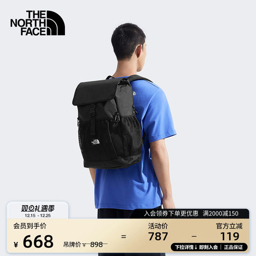 北面男女同款徒步双肩背包