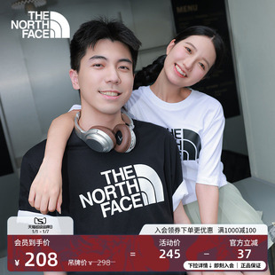 86PS T恤户外舒适透气TheNorthFace 北面情侣款 纯棉LOGO短袖