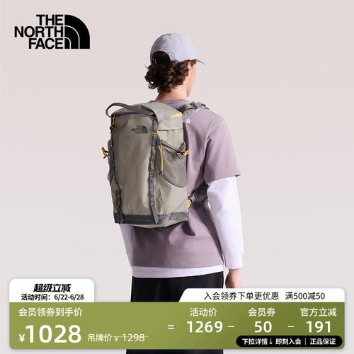北面男女同款防水双肩包