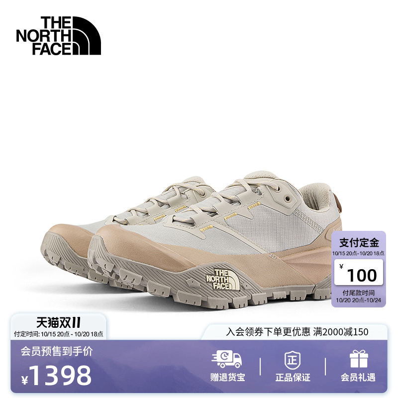 北面女GTX低帮防水徒步鞋