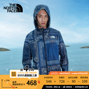 款 经典 TheNorthFace北面腰果花防风夹克情侣防泼水户外新4NC6