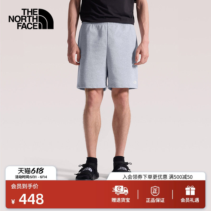 北面短裤子男纯棉宽松针织运动户外休闲透气夏TheNorthFace|88GD