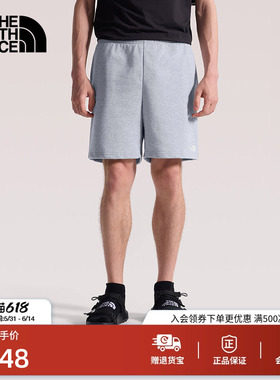 北面短裤子男纯棉宽松针织运动户外休闲透气夏TheNorthFace|88GD