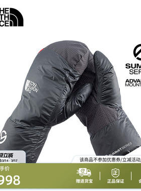 北面SUMMIT巅峰系列进阶攀登系统保暖鹅绒手套男女|8BF3