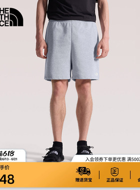 北面短裤子男纯棉宽松针织运动户外休闲透气夏TheNorthFace|88GD