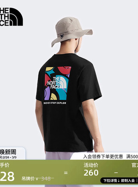 北面男女同款纯棉短袖T恤运动户外休闲透气新款TheNorthFace|8DC1
