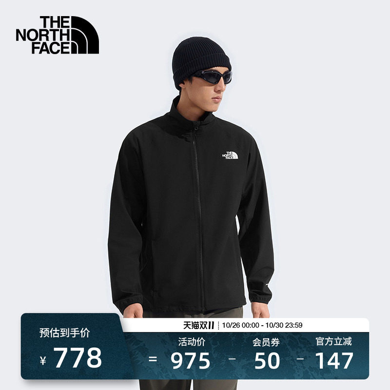 北面软壳外套男运动上衣防风防泼水户外新款TheNorthFace|8JS6
