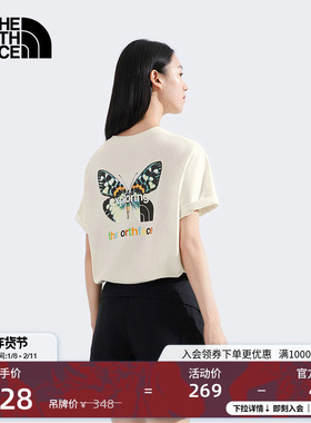 北面男女同款纯棉短袖T恤运动户外休闲透气新款TheNorthFace|8DC0