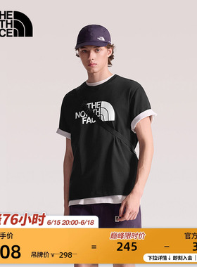 北面短袖T恤男女同款纯棉运动户外透气新款TheNorthFace|8GWB