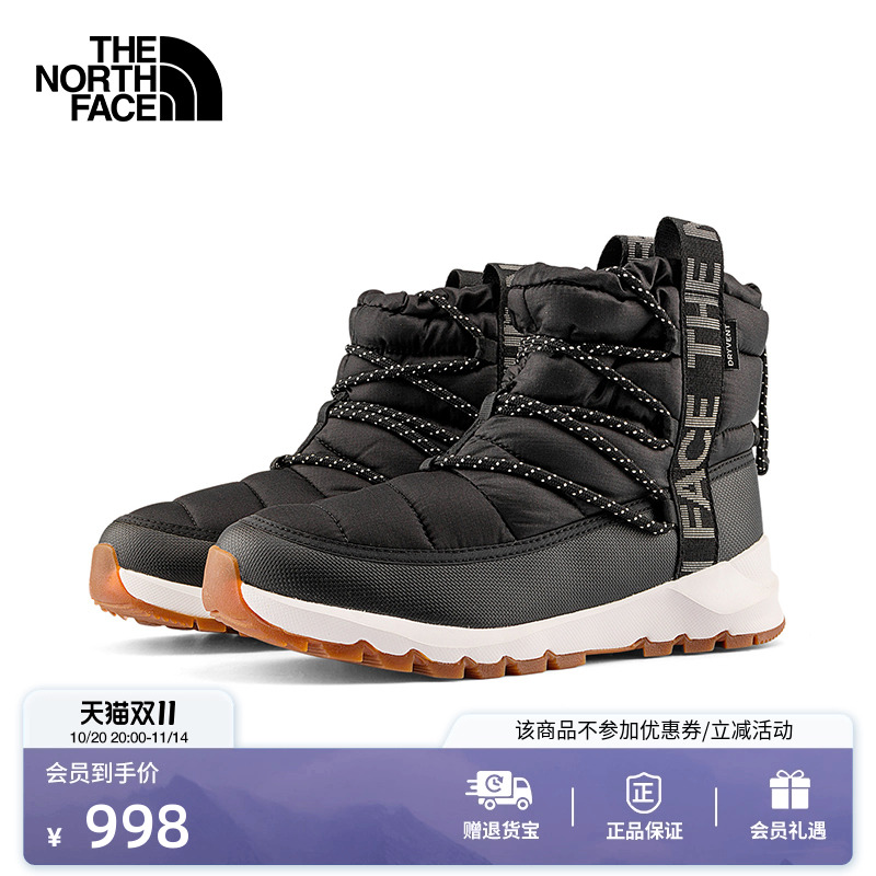 北面女防水轻便保暖靴