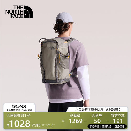 北面男女同款防水双肩包