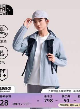 北面Flyweight防晒皮肤衣外套女户外多效衣新款TheNorthFace|8G77