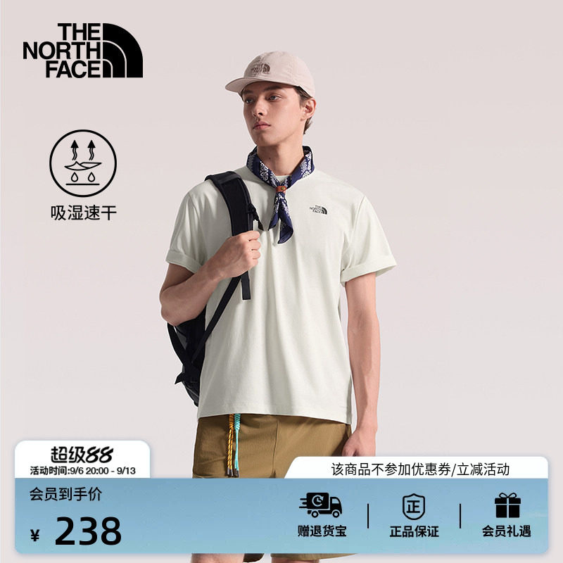 北面男女速干衣短袖T恤图片