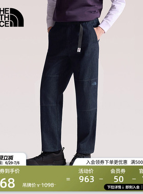北面Denim牛仔裤宽松休闲长裤子男户外透气新款TheNorthFace|8FZX