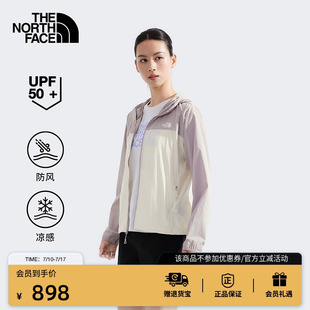 北面女Sun 8CJZ Chase戶外多效衣涼感防曬衣防風(fēng)騎行TheNorthFace