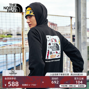 TheNorthFace Belly合作系列针织卫衣新款 8JRS Uncle 北面男女同款