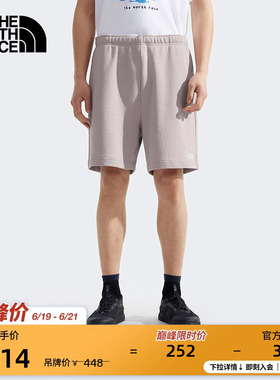 北面男纯棉宽松针织短裤户外休闲透气夏季TheNorthFace|88GD