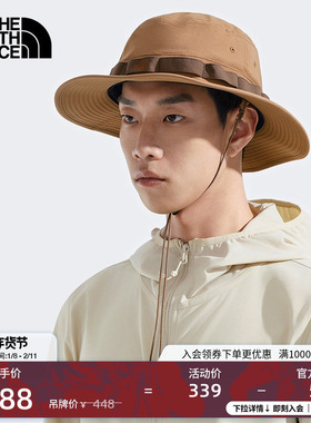 北面男女同款防晒渔夫帽运动帽户外旅行新款TheNorthFace|5FXF