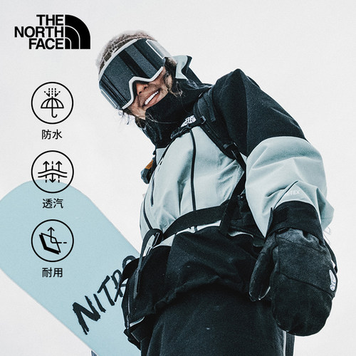 北面女GTX防水冲锋衣滑雪服
