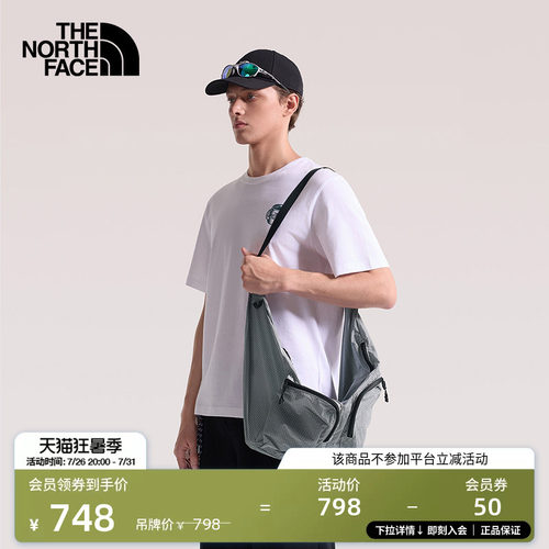 北面男女轻巧便携单肩包