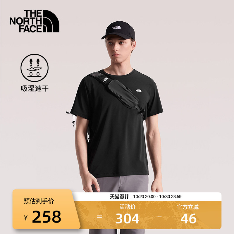 北面速干衣短袖T恤男运动上衣户外透气TheNorthFace|8