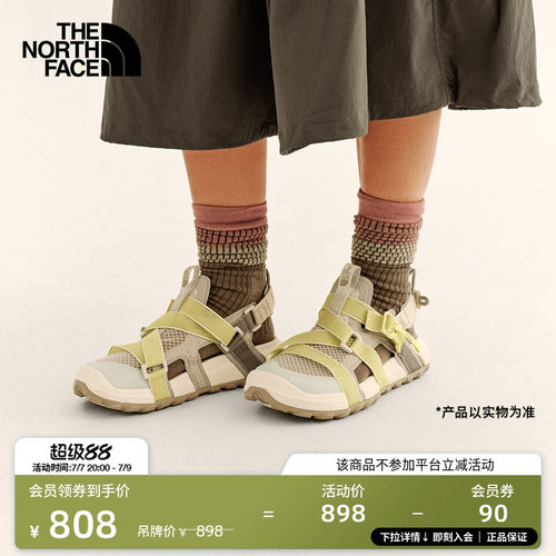 北面男女轻便抓地凉鞋