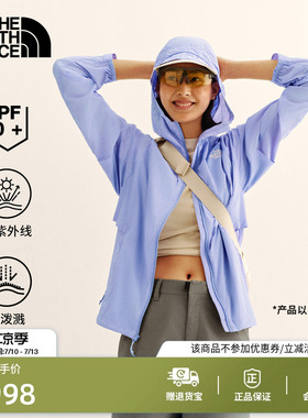 北面TNF Ripple原纱防晒皮肤衣女户外多效衣TheNorthFace|8G7H