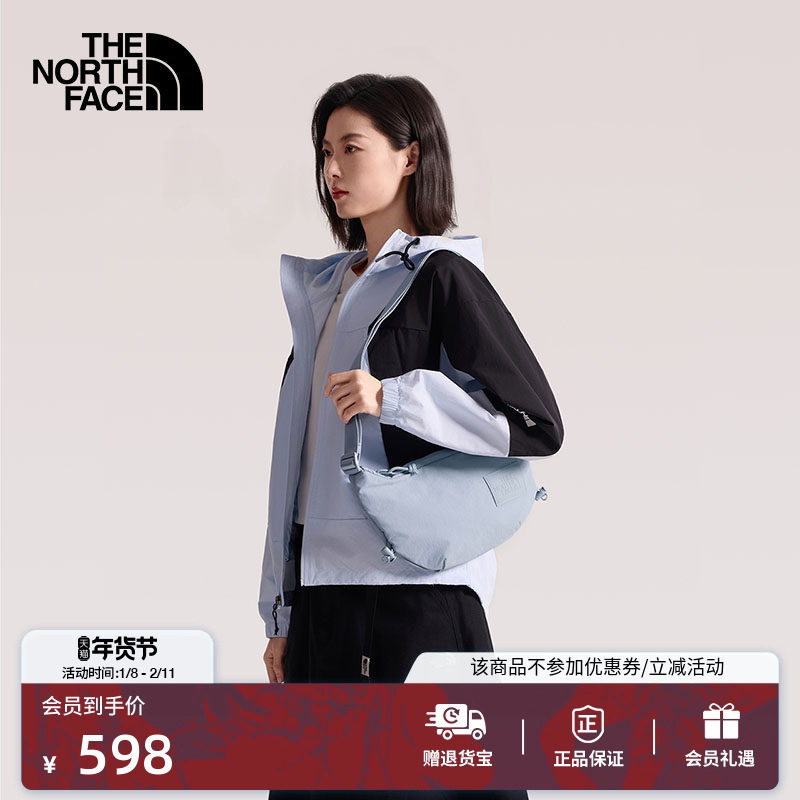 北面单肩背包饺子包斜挎包女户外休闲时尚TheNorthFace|