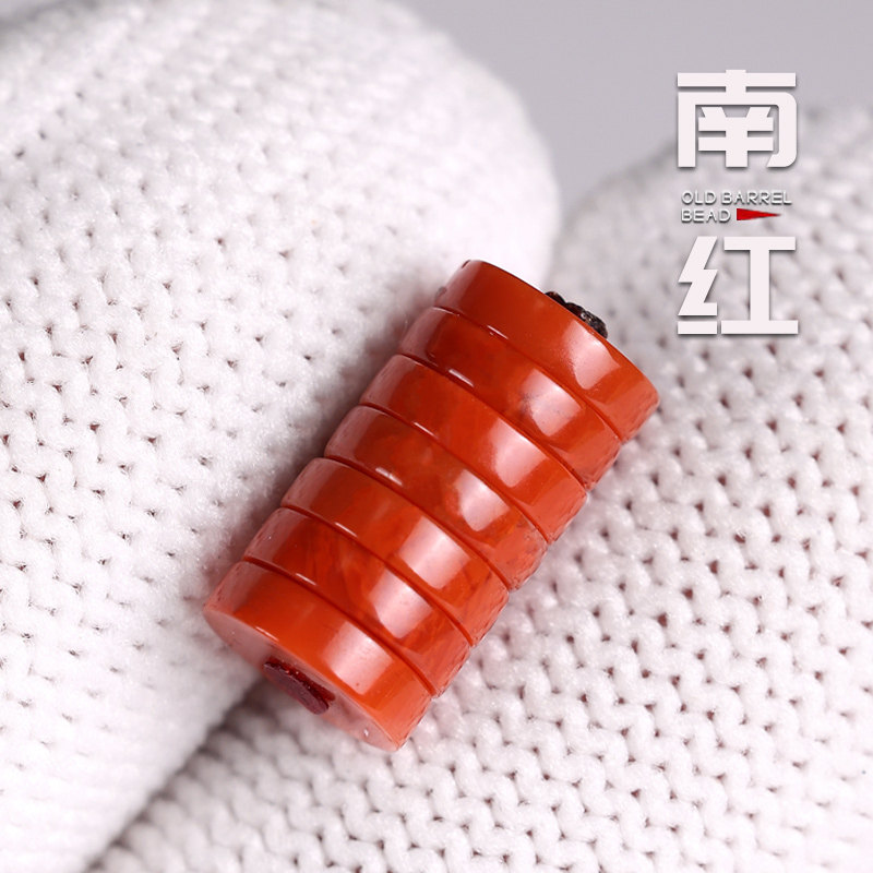 佳人饰界南红隔片直切DIY