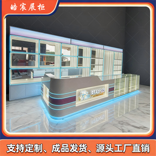 潮玩店展示柜玩具动漫电玩城手办柜积分礼品兑换机货架娃娃柜定制