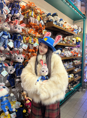 小侨jofay 加厚毛毛皮草外套 W2949