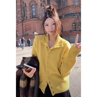 CHASING 100羊毛 LIGHT 吸睛小立领羊毛毛衣 M1145 冬日暖阳