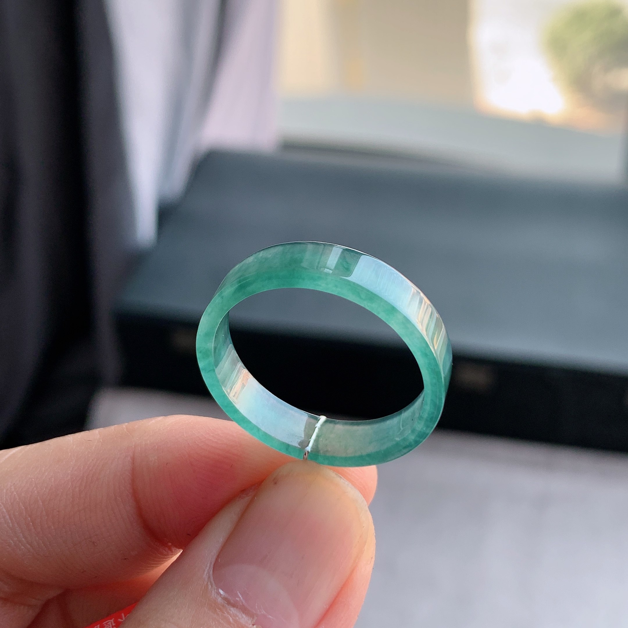 天然A货翡翠 冰种29号天空蓝方戒戒指指环戒圈122301051,珠宝/钻石/翡翠,戒指/指环,淘宝优惠券,粉丝福利购,淘宝优惠卷