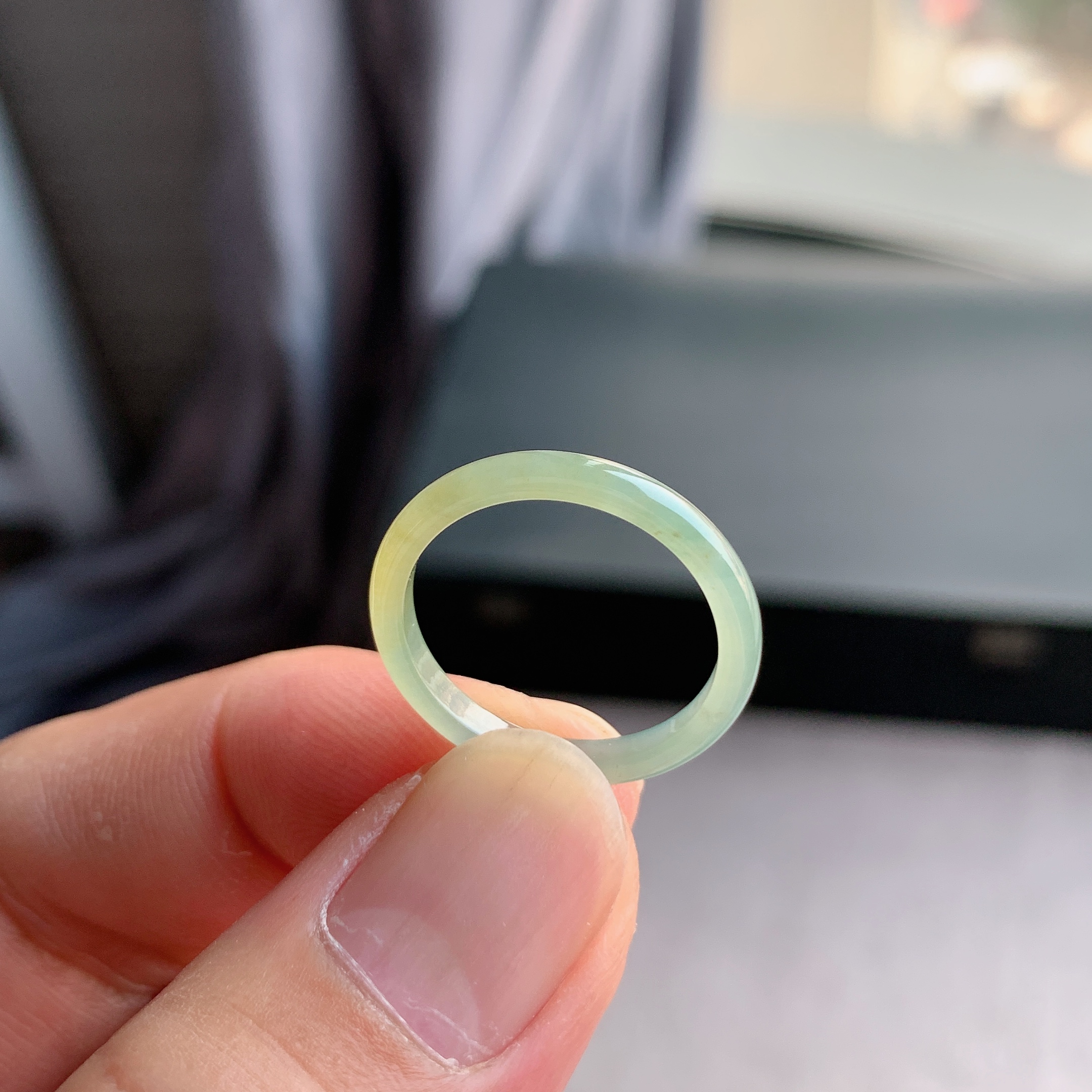 圆形弧面翡翠LKE5未镶嵌16号天然