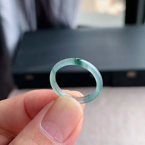 天然A货翡翠冰种16号戒指指环