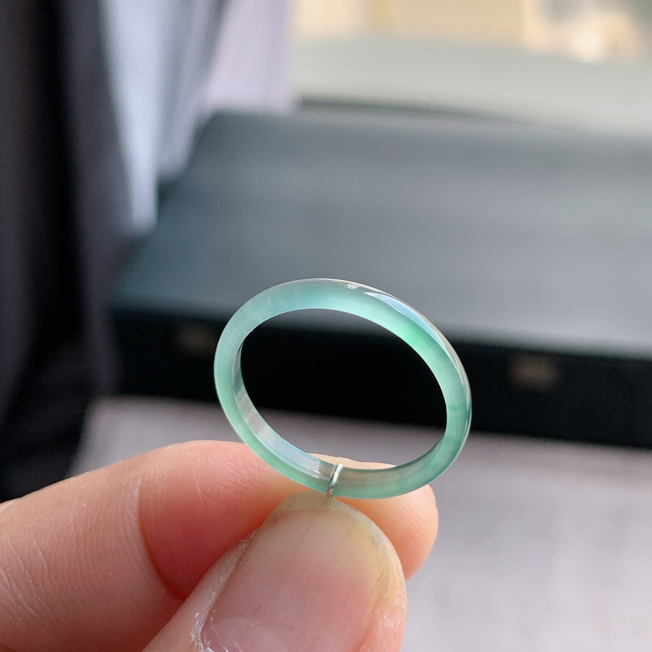 天然A货翡翠 冰种19号白月光戒指指环戒圈51001541,珠宝/钻石/翡翠,戒指/指环,淘宝优惠券,粉丝福利购,淘宝优惠卷