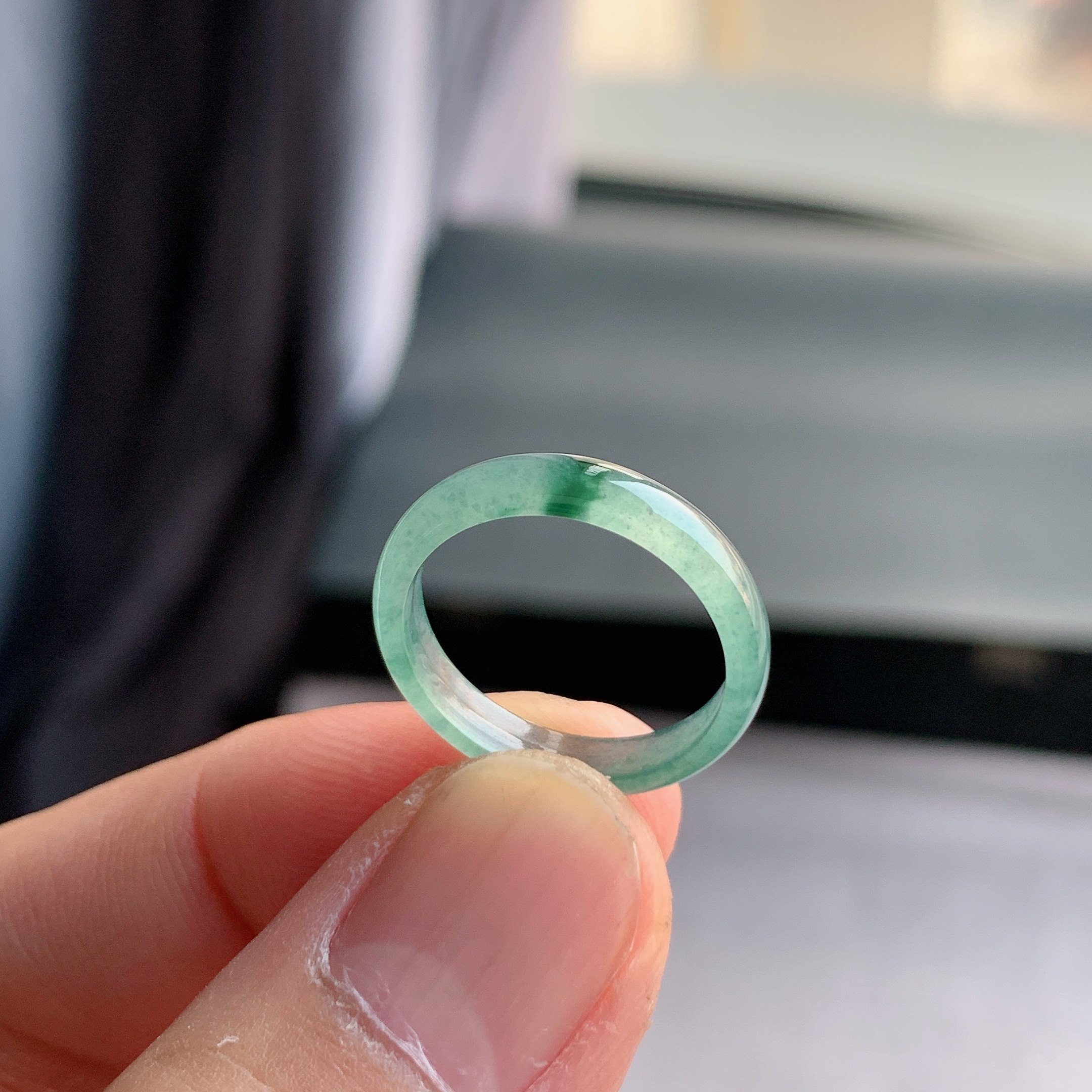 天然A货翡翠 冰种13号冰飘花男女戒指指环素圈戒圈尾戒XDA5,珠宝/钻石/翡翠,戒指/指环,淘宝优惠券,粉丝福利购,淘宝优惠卷