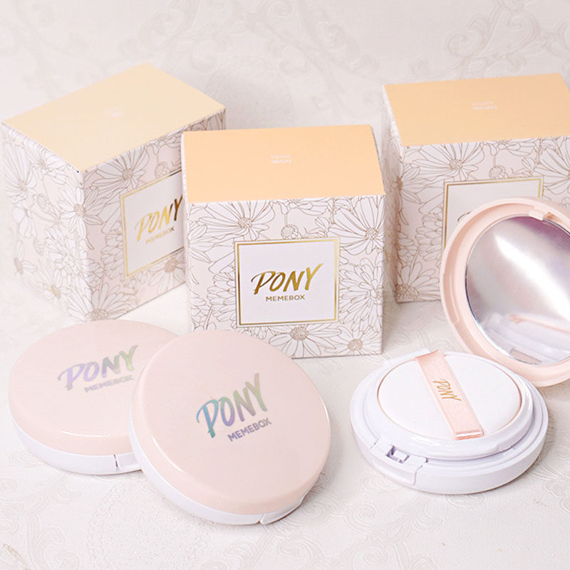 pony effect气垫bb霜女持久保湿不脱妆干皮养肤防晒遮瑕粉底裸妆