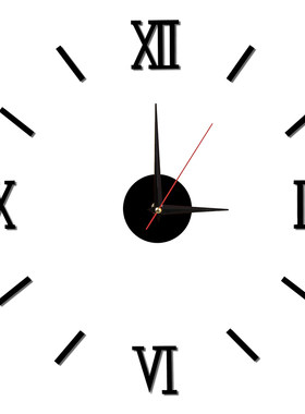 夜光壁钟DIY挂钟免打孔钟表