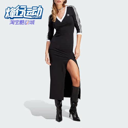 阿迪达斯正品女子运动连衣裙