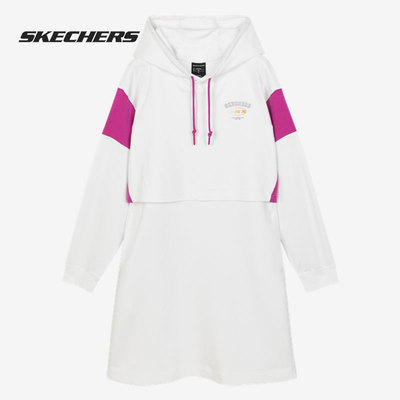 斯凯奇女子连帽运动连衣裙