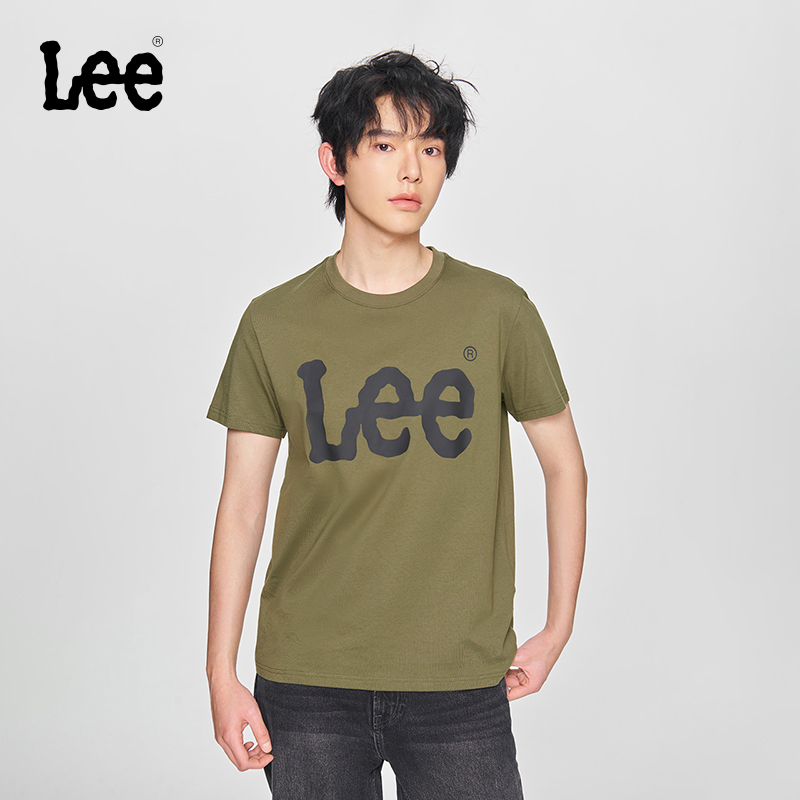 Lee基础款圆领短袖T恤