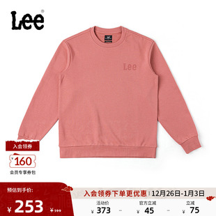 卫衣休闲潮流LMT007904201 圆领刺绣Logo男长袖 Lee商场同款 舒适版