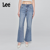427标准高腰喇叭浅蓝色女牛仔裤 Lee商场同款 潮流 张凌赫代言